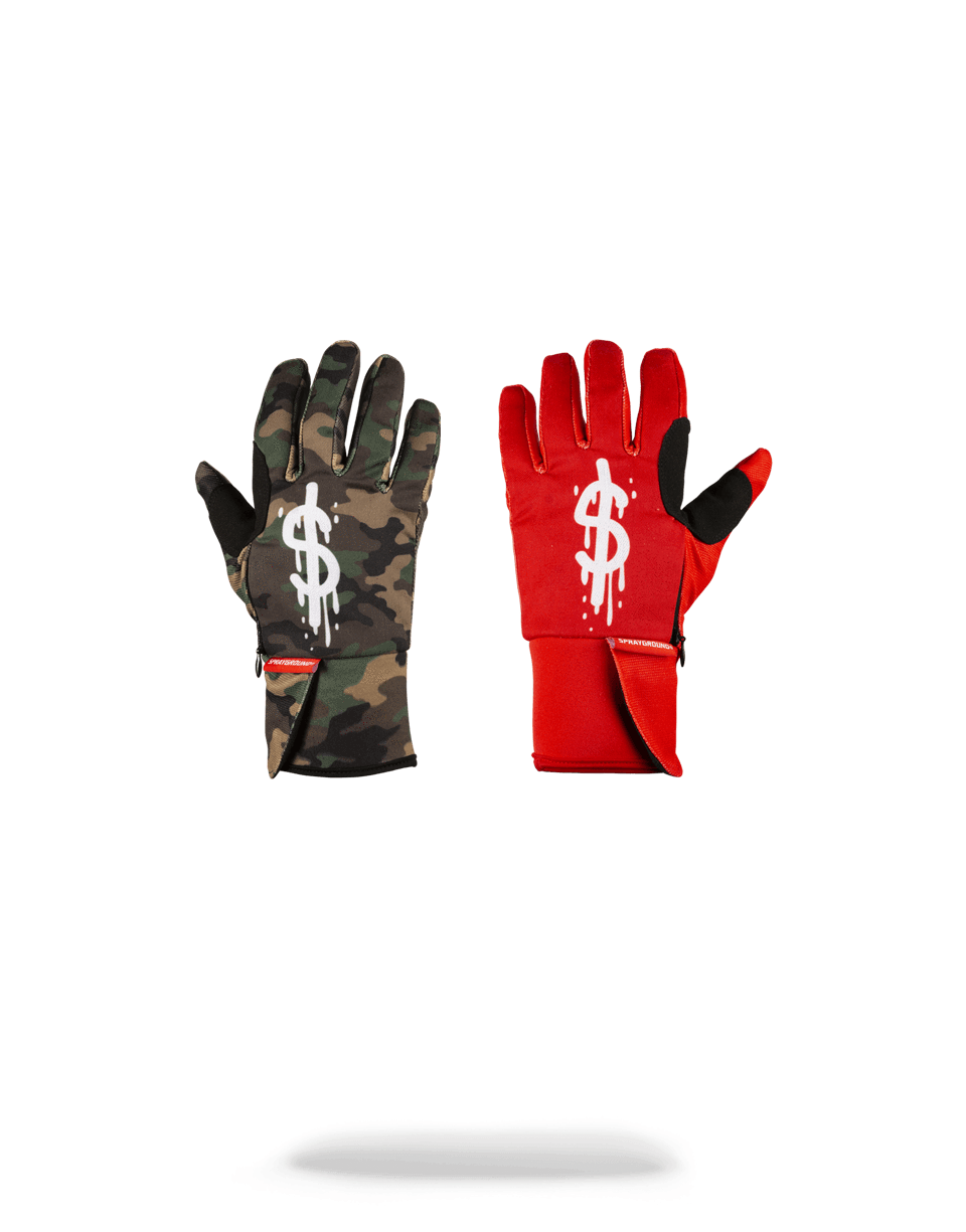 Discount | LEFT RED / RIGHT CAMO MONEY DRIPS GLOVES Sprayground Sale - Discount | LEFT RED / RIGHT CAMO MONEY DRIPS GLOVES Sprayground Sale-01-0