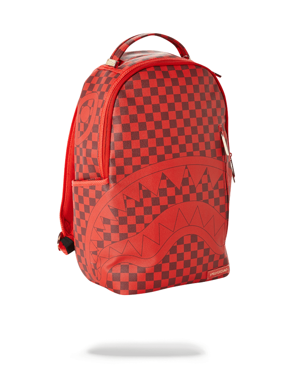 Discount | SHARKS IN PARIS (RED CHECKERED EDITION) Sprayground Sale - Discount | SHARKS IN PARIS (RED CHECKERED EDITION) Sprayground Sale-01-0