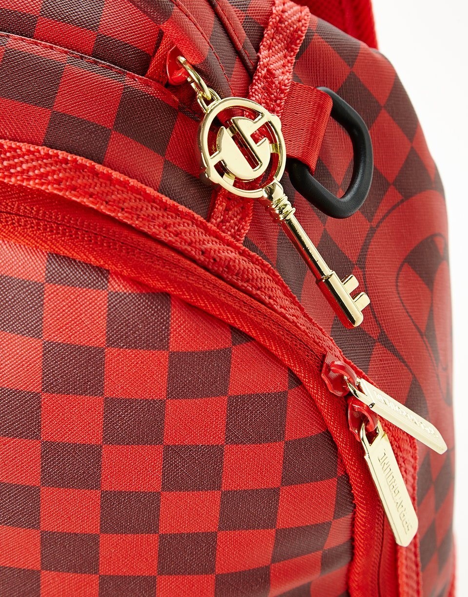 Discount | SHARKS IN PARIS (RED CHECKERED EDITION) Sprayground Sale - Discount | SHARKS IN PARIS (RED CHECKERED EDITION) Sprayground Sale-01-7
