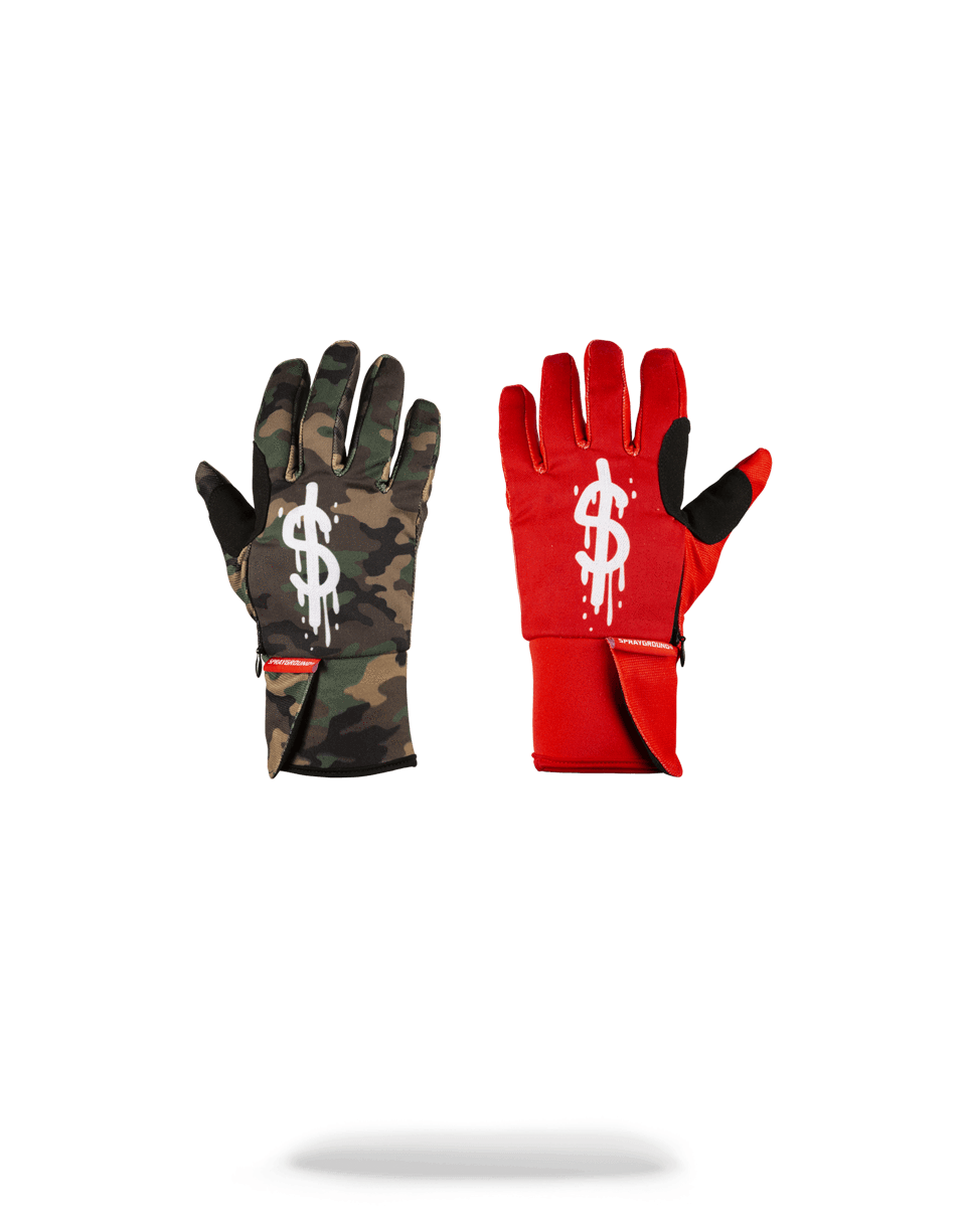 Discount | LEFT RED / RIGHT CAMO MONEY DRIPS GLOVES Sprayground Sale - Discount | LEFT RED / RIGHT CAMO MONEY DRIPS GLOVES Sprayground Sale-31