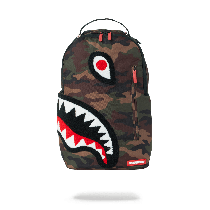Discount | Torpedo Shark (Camo) Backpack Sprayground Sale-20