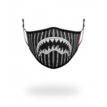 Discount | Adult Reverse Sharks In Paris (Black) Form Fitting Face Mask Sprayground Sale-20