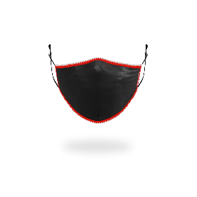 Discount | Adult Vertical Shark (Black) Form-Fitting Face Mask Sprayground Sale