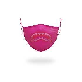 Discount | Adult Pink Shark Form-Fitting Face Mask Sprayground Sale