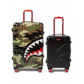 Discount | Full-Size Camo Carry-On Black Luggage Bundle Sprayground Sale