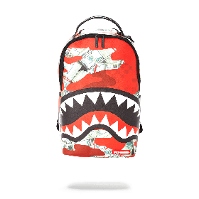 Discount | Money Camo (Red) Backpack Sprayground Sale