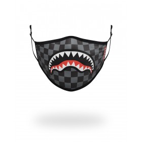 Discount | Adult Sharks In Paris (Grey) Form Fitting Face Mask Sprayground Sale