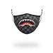 Discount | Adult Sharks In Paris (Grey) Form Fitting Face Mask Sprayground Sale